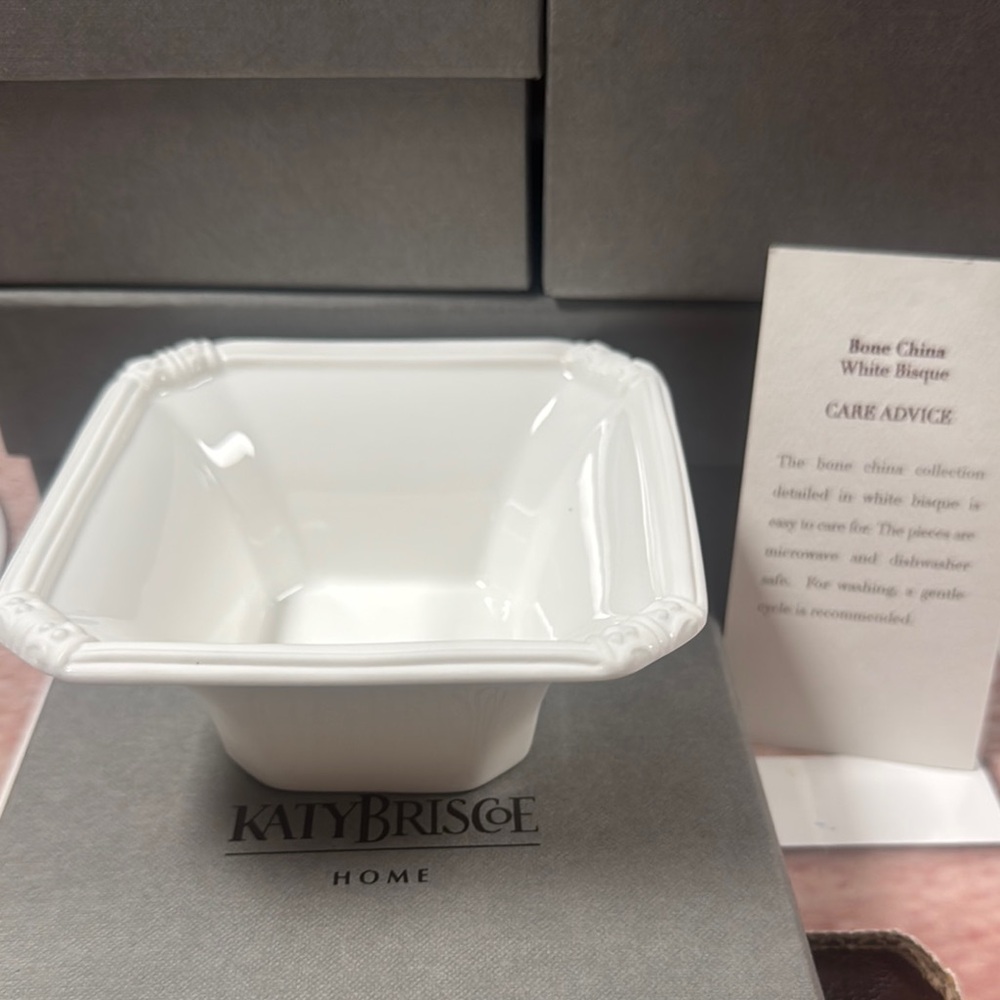 Katy Briscoe White Bone China Bowl
